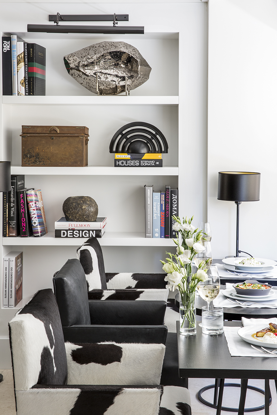 Dining room shelves