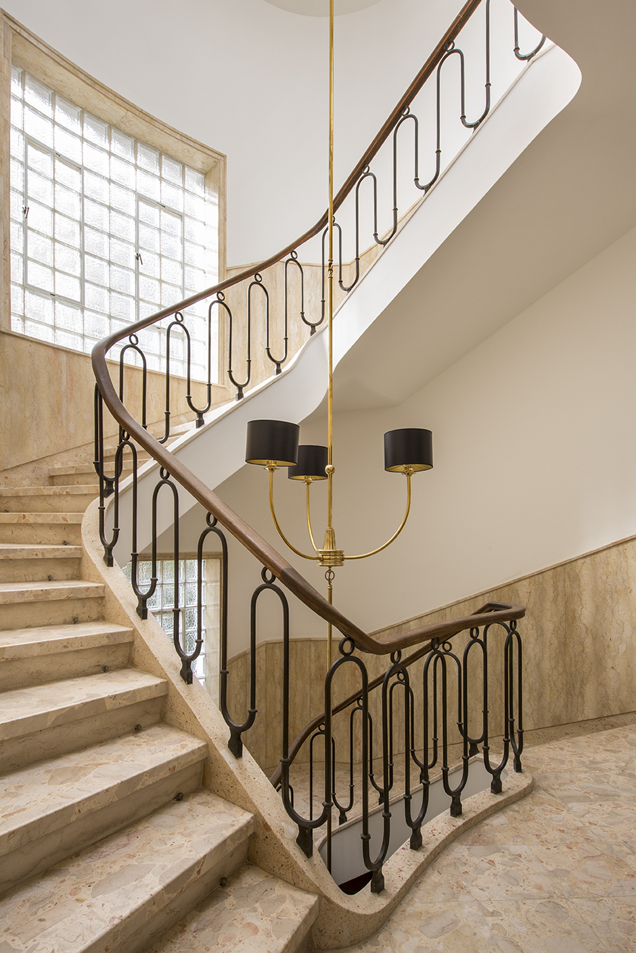 Staircase landing